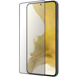 Mobiparts Regular Samsung Galaxy S23 Glazen Screenprotector - Case Friendly - Zwart