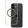CARE by PanzerGlass Flagship iPhone 16 MagSafe Hoesje Hardcase Backcover - Transparant / Groen