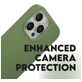 CARE by PanzerGlass Fashionable iPhone 16 Pro Siliconen MagSafe Hoesje Backcover - Groen