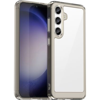Mobigear Crystal Samsung Galaxy S24 Plus Hoesje Hardcase Backcover - Grijs