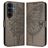 Mobigear Butterfly Samsung Galaxy S26 FE Hoesje Bookcase Portemonnee - Grijs