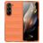 Mobigear Bumpy Samsung Galaxy Z Fold 5 Hoesje Flexibel TPU Backcover - Oranje