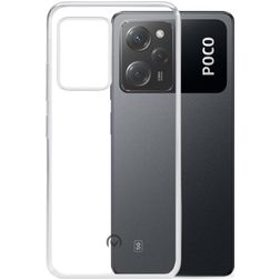 Mobilize Gelly Doorzichtig POCO X5 Pro Hoesje Flexibel TPU Backcover - Transparant
