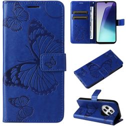 Mobigear Butterfly Xiaomi Redmi 14C Hoesje Bookcase Portemonnee - Blauw