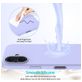 Mobigear Rubber Touch iPhone 16 Siliconen Hoesje Backcover - Paars