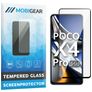 Mobigear Premium POCO X4 Pro 5G Glazen Screenprotector - Case Friendly - Zwart