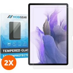 Mobigear Samsung Galaxy Tab S7 FE Glazen Screenprotector - Case Friendly (2-Pack)