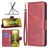 Mobigear Excellent Motorola Moto G71 5G Hoesje Bookcase Portemonnee - Rood