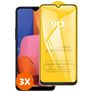 Mobigear Premium Samsung Galaxy A20s Glazen Screenprotector - Case Friendly - Zwart (3-Pack)