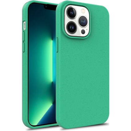 Mobigear Bio iPhone 15 Pro Hoesje Eco Friendly Backcover - Groen