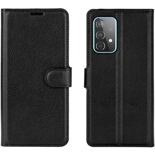 Mobigear Classic Samsung Galaxy A52 Hoesje Bookcase Portemonnee - Zwart