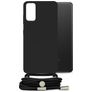 Mobilize Lanyard Gelly Samsung Galaxy A32 4G Flexibel TPU Hoesje met koord - Zwart