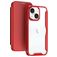 Mobigear Smart Fit iPhone 15 Hoesje Hardcase Bookcase - Rood