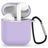 Mobigear Classic Apple AirPods 1 Hoesje Flexibel Siliconen - Paars