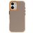 Mobigear Crystal iPhone 16 Hoesje Hardcase Backcover - Oranje