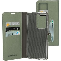 Mobiparts Classic Wallet Samsung Galaxy S20 Ultra Hoesje Bookcase Portemonnee - Stone Green