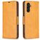 Mobigear Excellent Samsung Galaxy A35 Hoesje Bookcase Portemonnee - Cognac
