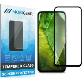 Mobigear Premium Google Pixel 8a Glazen Screenprotector - Case Friendly - Zwart