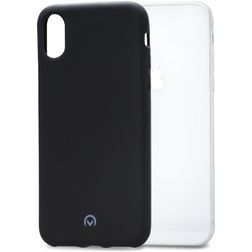 Mobilize Rubber Gelly iPhone XR Hoesje Flexibel TPU Backcover - Matt Black