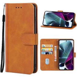 Mobigear Wallet Motorola Edge S30 Hoesje Bookcase Portemonnee - Bruin
