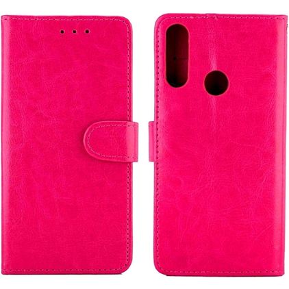 Mobigear Wallet OPPO A31 Hoesje Bookcase Portemonnee - Roze