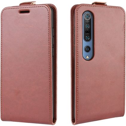 Mobigear Xiaomi Mi 10 Hoesje Flipcase - Bruin