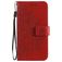 Mobigear Flowers OPPO A54 5G Hoesje Bookcase Portemonnee - Rood