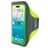 Mobiparts Comfort Fit Telefoonhouder Hardlopen iPhone 17 Pro Sport Hoesje Neopreen Sportarmband - Groen
