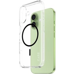 CARE by PanzerGlass Flagship iPhone 17 MagSafe Hoesje Hardcase Backcover - Transparant / Zwart