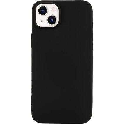 Mobigear Colors iPhone 14 Hoesje Flexibel TPU Backcover - Zwart