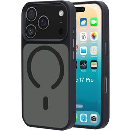Mobiparts Hardcover iPhone 17 Pro MagSafe Hoesje Hardcase Backcover - Satin Black