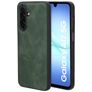 Mobiparts Classic Samsung Galaxy A17 MagSafe Hoesje TPU,Kunstleer Backcover - Emerald Green