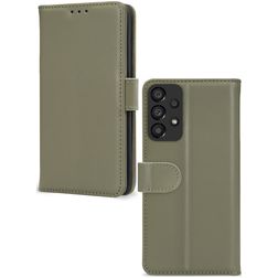 Mobilize Premium Gelly Wallet Samsung Galaxy A33 Hoesje Bookcase Portemonnee - Groen