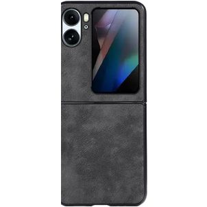 Mobigear Excellent OPPO Find N2 Flip Hoesje Hardcase Backcover - Zwart