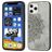 Mobigear Mandala iPhone 12 Pro Max Hoesje Hardcase Backcover - Grijs