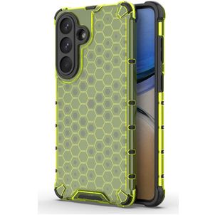 Mobigear Honeycomb Samsung Galaxy S26 Plus Hoesje Hardcase Backcover Shockproof - Groen