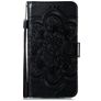 Mobigear Mandala Motorola Moto E6s (2020) Hoesje Bookcase Portemonnee - Zwart