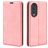 Mobigear Retro Slim HONOR 70 Hoesje Bookcase Portemonnee - Roze