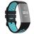 Mobigear Sport Plus Buckle Siliconen Fitbit Charge 3 Bandje Gespsluiting - Zwart / Turquoise