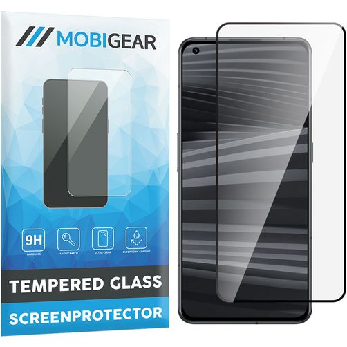Mobigear Premium Realme GT2 Glazen Screenprotector - Case Friendly - Zwart