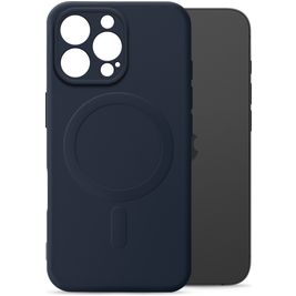 My Style Protective Flex iPhone 16 Pro MagSafe Hoesje Flexibel TPU Backcover - Marineblauw