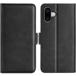 Mobigear Slim Magnet iPhone 16 Hoesje Bookcase Portemonnee - Zwart