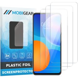 Mobigear Huawei P Smart (2021) Screenprotector Folie - Case Friendly (3-Pack)