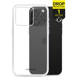 Mobilize Naked Protection Doorzichtig iPhone 16 Pro Hoesje Hardcase Backcover Shockproof - Transparant