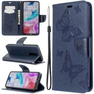 Mobigear Butterfly Xiaomi Redmi 8 Hoesje Bookcase Portemonnee - Blauw
