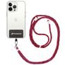 Mobigear Lanyard Universeel Telefoonkoord Verstelbaar - Rood / Zwart