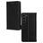 Mobilize Wallet Samsung Galaxy S23 Hoesje Echt Leer Bookcase Portemonnee - Zwart