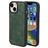 Mobiparts Classic iPhone 14 MagSafe Hoesje TPU,Kunstleer Backcover - Emerald Green