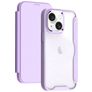 Mobigear Smart Fit iPhone 15 Hoesje Hardcase Bookcase - Paars
