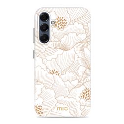 MIO Samsung Galaxy A16 MagSafe Hoesje Hardcase Backcover - White Roses